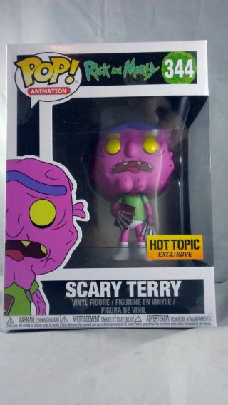 Funko Pop Animation 344 Rick And Morty Scary Terry No Pants Hot Topic