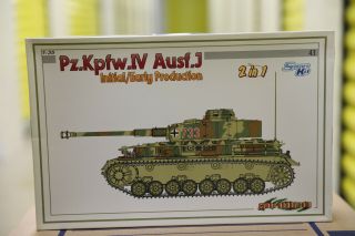 Pz.  Kpfw Iv Ausf.  J Initial/early 1/35 Dragon Cyber Hobby Smart Kit