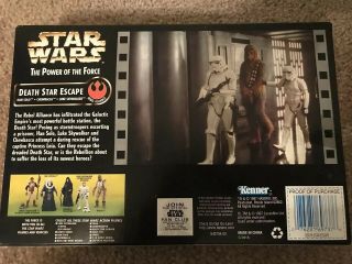 Star Wars Power of the Force Death Star Escape 3 figure pack Cinema Scene 3