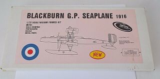 Sutcliffe Productions Blackburn Gp Seaplane 1916 Model Kit 1/72 Scale