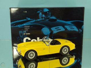 1/18 Exoto 1962 Shelby Ac Cobra 289 First Painted Car Yellow Rlg18123