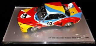 Minichamps 1:18 Bmw 3.  0 Csl Art Car Alexander Calder Rare Htf In