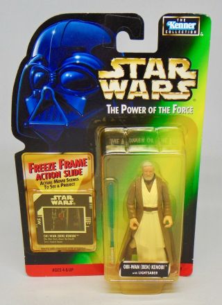 Hasbro Star Wars Potf Freeze Frame 3.  75 " Obi - Wan Ben Kenobi Figure