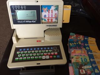 V - Tech Talking Whiz Kid Computer 47 Program Cards Vintage Toy 80s & 3