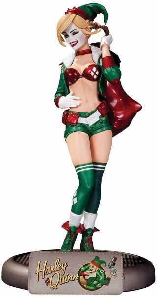 Dc Collectibles Dc Comics Bombshells: Holiday Harley Quinn Statue
