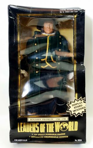 Leaders Of The World Benjamin Franklin 12 " Action Figure No.  98600 Nrfb