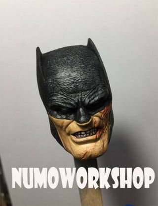 Pre - Order Painted Bat Dkr V.  1 1/6 Scale Custom Head For 12 " Body Figure By Numo