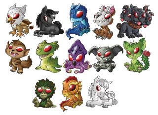 Cryptkins Series 2 Mystery Minis Blind Box [12 Packs]