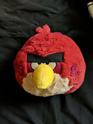 Angry Birds Plush Red Big Brother Terence Stuffed Bird Animal 5 " With Sound