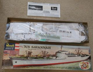 Revell Model Kit 1959 ? N/s Savannah Nuclear Powered Ship States Marine Lines