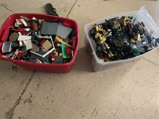 Lego Legos 80lbs Pounds Bulk With Mini Figs - Unsorted/uncleaned (40 Pounds Box)