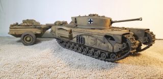 Built 1/35 British Made Wwii German Captured Churchill Tank Professionally Built