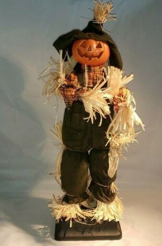 Vintage Gemmy Animated Scarecrow Talking And Sounds And