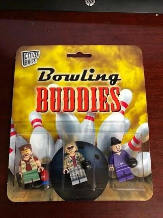 Citizen Brick Bowling Buddies Custom Lego Minifigures The Big Lebowski Rare Set