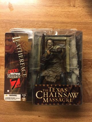 Mcfarlane Toys Movie Maniacs Series 7 Leatherface - Texas Chainsaw Massacre.