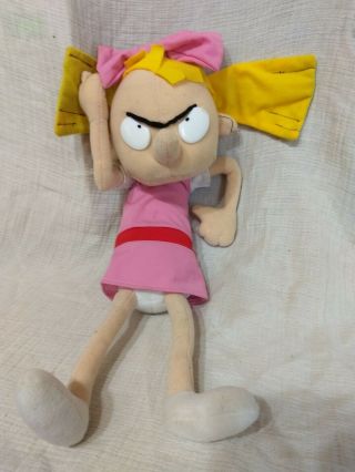 Nickelodeon Helga Poseable Plush Doll From Hey Arnold Nanco Retro 2002