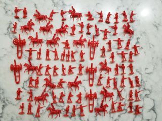 1960s Comic Book Sendaway Toy Soldiers Revolutionary War Ho Red Giant Brand