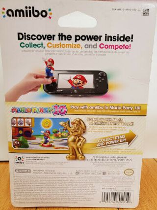 Nintendo Gold Mario Amiibo First Print 2