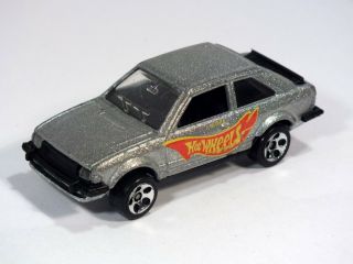 Hot Wheels 1983 Ford Escort Prototype 5dot No Country On Base Silver India?
