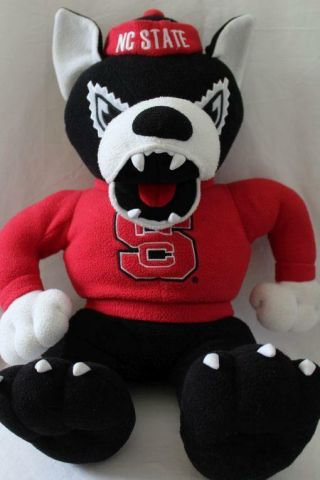 Nc State Stuffed Wolf / Wolfpack Mascot Pillow Plush/toy 27 " (z19)
