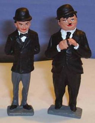 Toy Soldiers Comedy Actors Laurel & Hardy The Flying Deuces 54 Mm