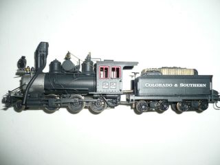 Hon3 Brass United Colorado&southern 2 - 6 - 0 Steam Locomotive 22 C/p.
