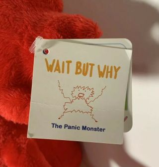 Squishable minis - The Panic Monster - Wait But Why - 12” Plush,  Rare & HTF 2