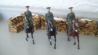 3 W BRITAINS 1926 FROM SET 229 USA CAVALRY IN SERVICE DRESS LEAD 5