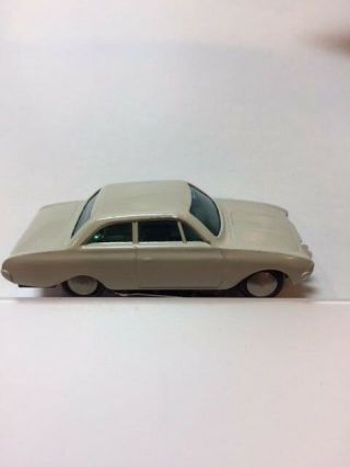 1960s Rasant W German White Ford Taunus HO Slot Car MIB 5