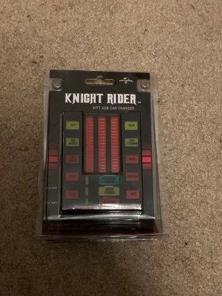 Knight Rider Kitt Usb Talking Car Charger Lights And Sounds - Thinkgeek Htf