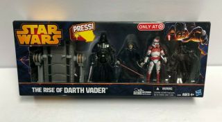 The Rise Of Darth Vader 2013 Star Wars Target Exclusive With 4 Action Figures