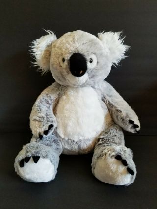 Toys R Us Koala Bear Plush 16 " Stuffed Animal Toy 2014 Gray White Soft Euc