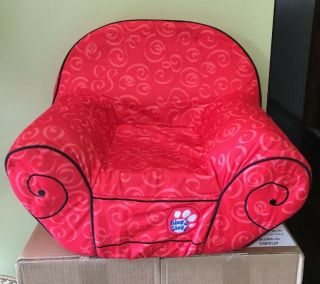 Blue’s Clues Steve Big Red Thinking Chair Foam Removable Cover Toddler Blues