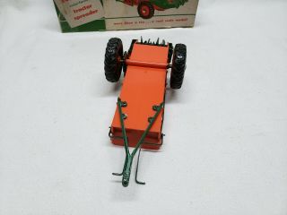 Vintage 1:16 Scale Idea Manure Spreader Wagon plastic toy RARE 6