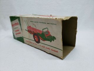 Vintage 1:16 Scale Idea Manure Spreader Wagon plastic toy RARE 7