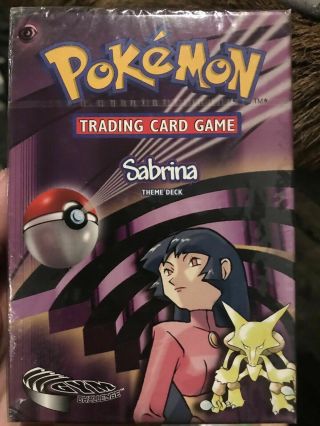 Pokemon Gym Challenge Set Sabrina Starter Theme Deck Card Box Factory