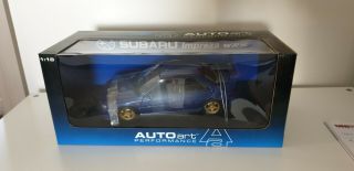 1/18 Autoart Subaru Impreza Wrx Gc8 4 Door - Blue
