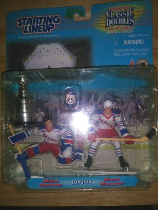 Nhl Starting Lineup Classic Doubles Mike Richter & Mark Messier Ny Rangers 93 - 94