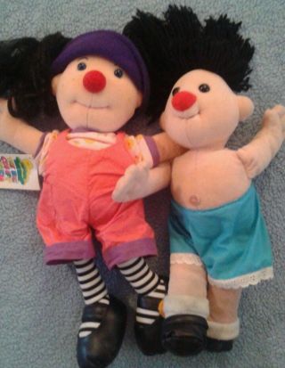 The Big Comfy Couch Loonette& Molly Plush Dolls