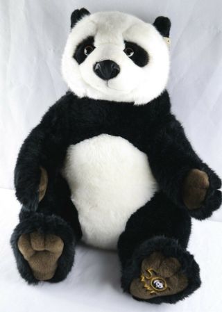 1986 Wwe Large Panda Plush 27 " Black White Vintage Stuffed Animal