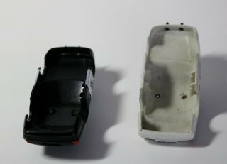 AFX HO scale police slot car bodies - set of 2 for one great price 3