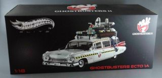 Hot Wheels Elite Ghostbusters Ii Ecto - 1a 1:18 Scale Diecast Vehicle