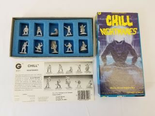 - 1985 Grenadier Chill Nightmares 25mm Metal Lead Miniature Set 8501 Ad&d
