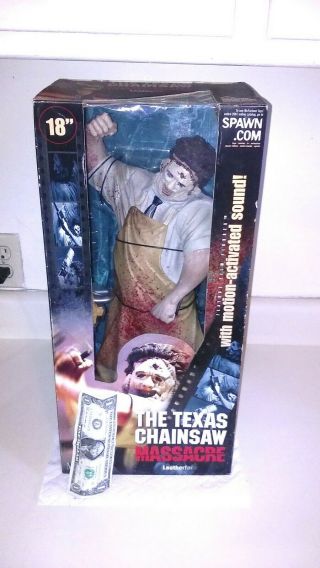 Texas Chainsaw Massacre " Leatherface " 18 " Figure Mcfarlane Movie Maniacs.