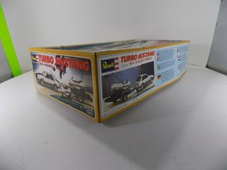 RARE REVELL Vtg 1979 ' 79 Turbo Mustang WetBikes Trailer 1/25 7401 Box Model kit 3