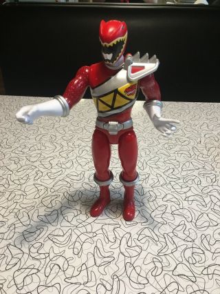 Red Power Ranger Dino Charge - 10 " Battle Sound Voice Talking Action Figure