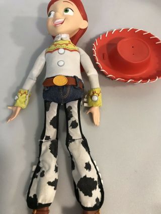 Disney Store Toy Story Pull String Talking Jessie Doll With Hat - Andy