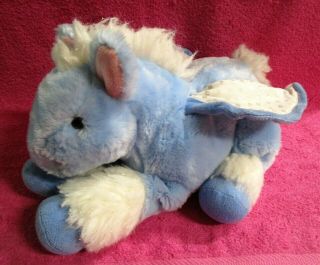 Toys R Us Animal Alley Blue Horse With Wings Plush 14 "