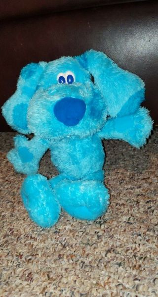 Fisher - Price 2003 Nick Jr.  Blues Clues Talking Stuffed Plush Animal Toy 14 "