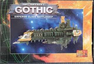 Battlefleet Gothic - Imperial Emperor Class - Opened - Unpainted - Oop